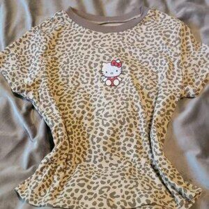 Y2K Hello Kitty Baby Tee Cute Sanrio